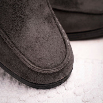 Mens Lazy Dogz Eden II Memory Foam Slippers - Grey