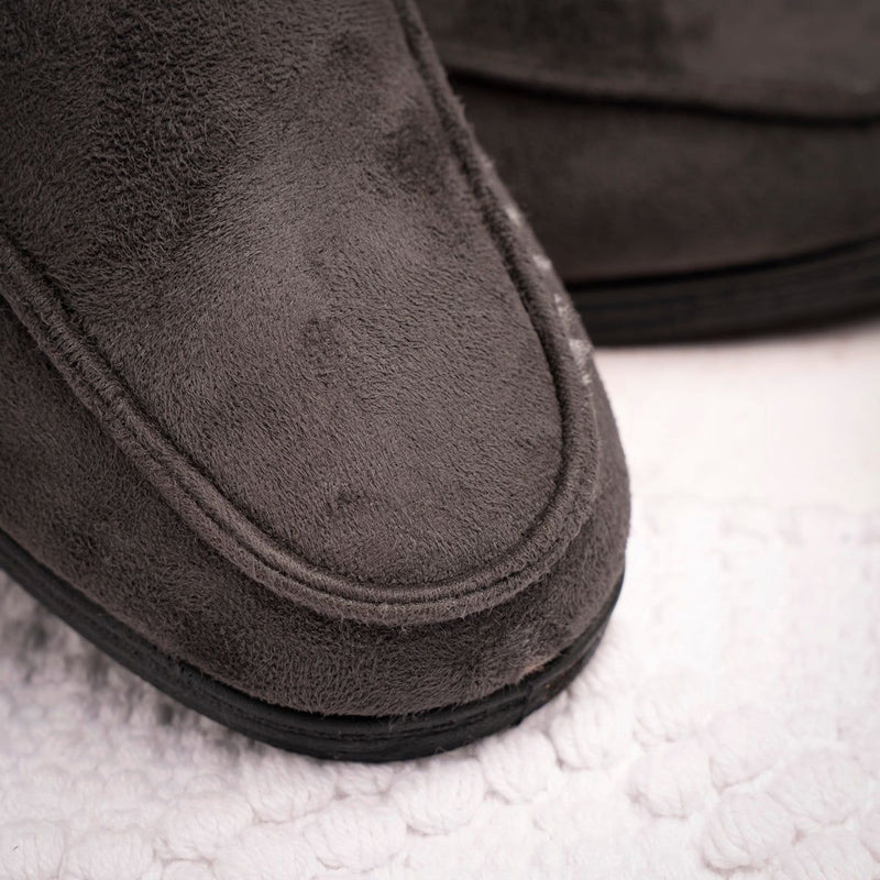 Mens Lazy Dogz Eden II Memory Foam Slippers - Grey