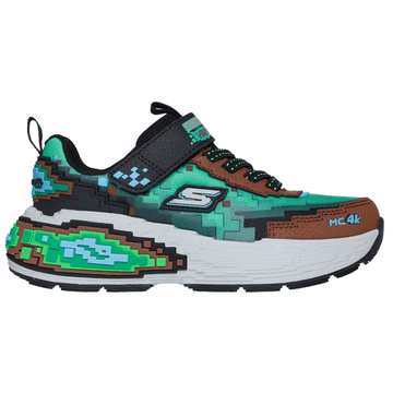 Boys Skechers Mega-Craft 4K Brown Multi Trainers - Brown Multi