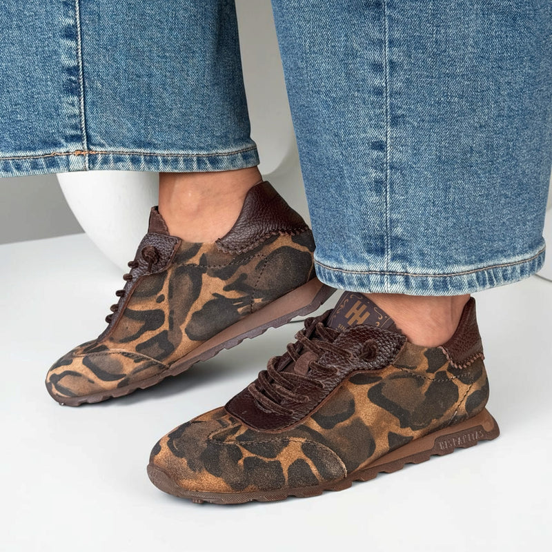Womens Hispanitas 265187 Espresso Zinnia Trainers - Espresso