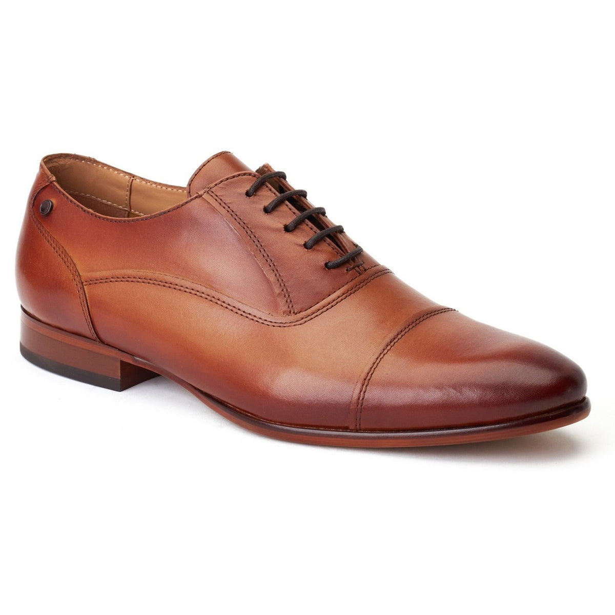 Mens Base London Angelo Tan Formal Lace-up Shoes