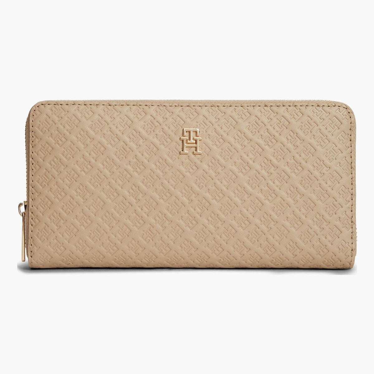 Womens Tommy Hilfiger Icon Debossed Zip Around Purse