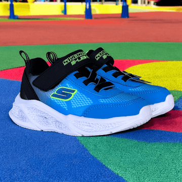 Skechers Infant Meteor - Lights Krendox Trainers - Blue