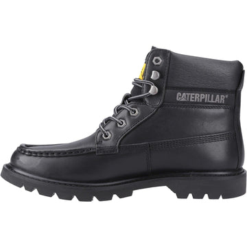 Mens Cat Lifestyle Colorado Moc Toe Black Boots - Black