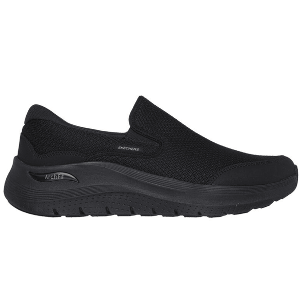 Skechers Mens Arch Fit 2.0 Black Slip On Trainers