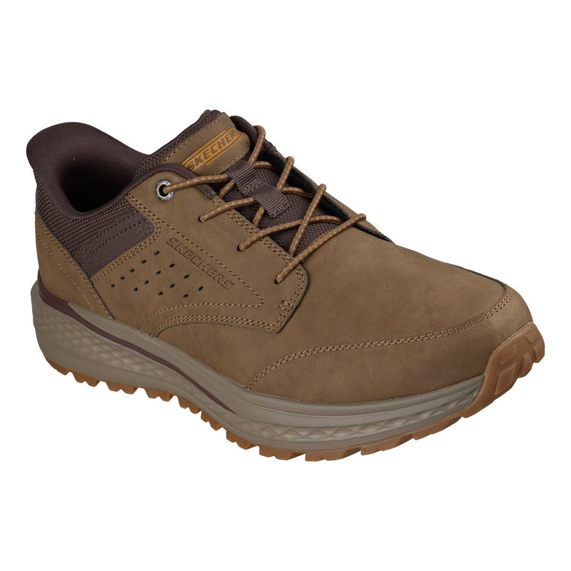 Mens Skechers Slade Ultra - Ronan Light Brown Slip-Ins Casual Shoes - Light Brown