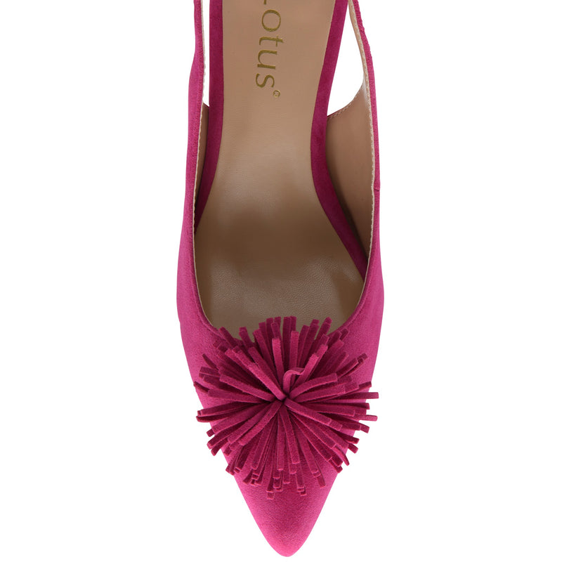 Womens Lotus ULS620 Caterina Slingback Court Delfina Shoes - Pink