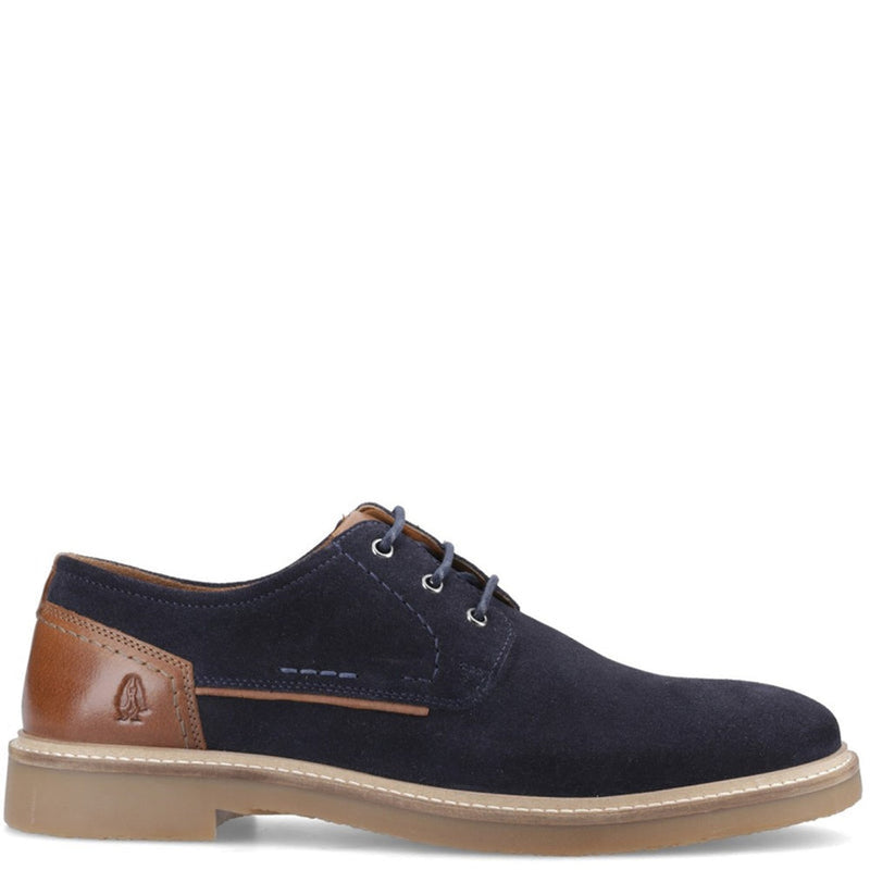 Mens Hush Puppies Guy Navy Casual Shoes
