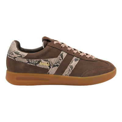 Womens Gola Cyclone Snake Trainers - Root/Cameo/Gum