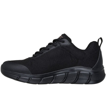 Womens Skechers Waterproof: Bobs Sport Flex Trainers - Black