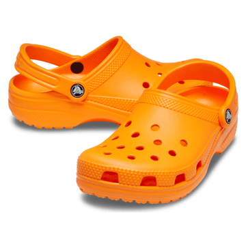 Mens Crocs Classic Clogs - Orange Zing