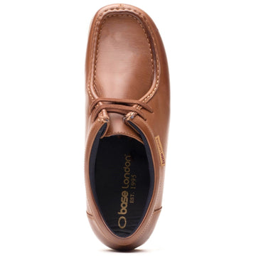 Mens Base London Koko Casual Lace-up Shoes - Tan