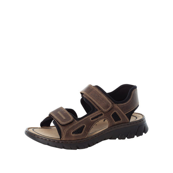 Mens Rieker 26761 Brown Sandals - Brown