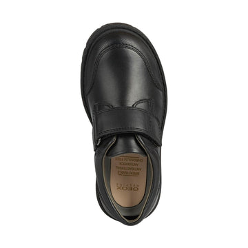 Infant Boys Geox Shaylax Black School Shoes - Black