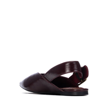 Womens Xti 146399 Sling Pumps - Burgundy