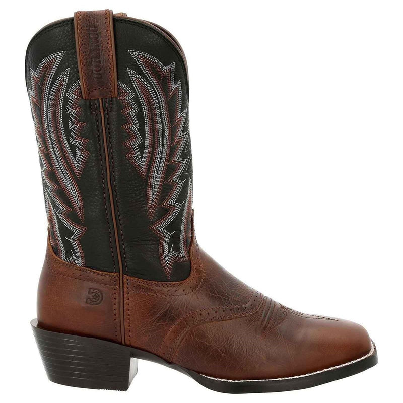 Mens Durango Westward Dark Chestnut and Black Onyx Boots - Dark Chestnut and Black Onyx