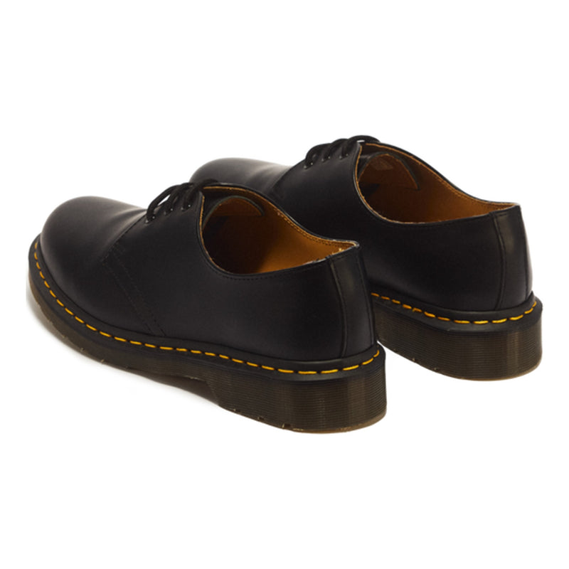 Kids Dr. Martens 1461 Smooth Leather Black Oxford School Shoes - Black