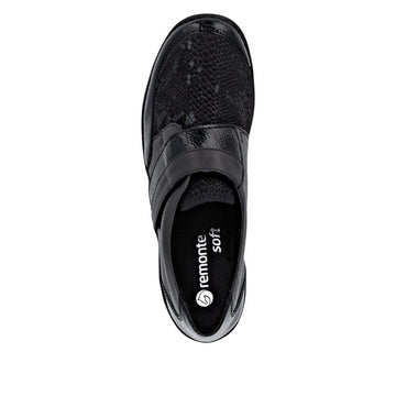 Womens Remonte R7600 Black Casual Shoes - Black