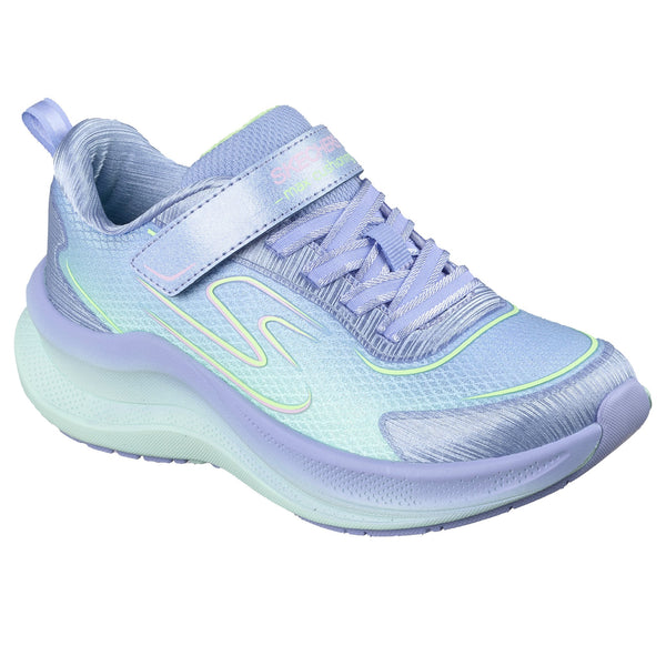 Girls Skechers 303675L Ombre Max Cushioning Ascend Trainer - Junior - Light Blue