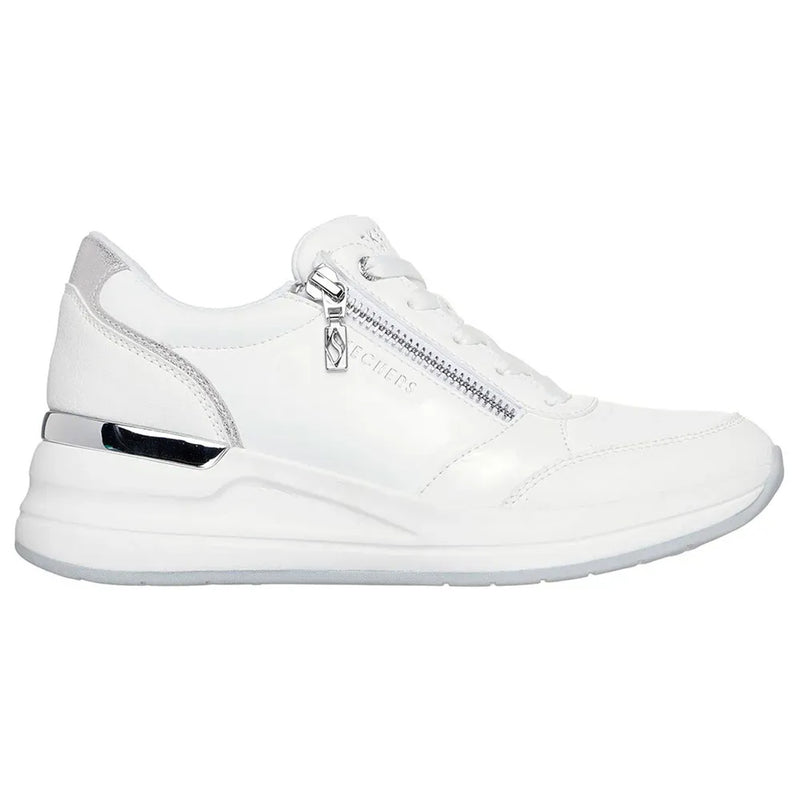 Womens Skechers 177341 Billion 2 High-End Trainers - White