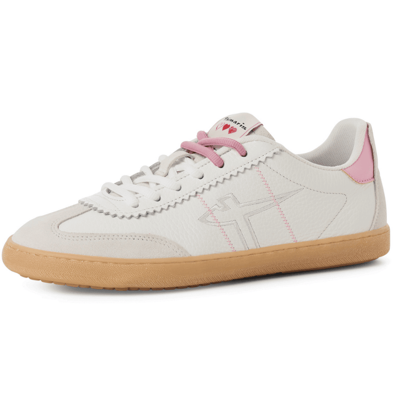 Womens Tamaris 23609 Gumsole Trainers - White