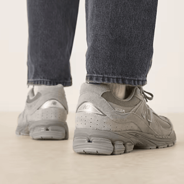 Mens New Balance 2002 Trainers - Slate Grey with Dark Silver Metallic