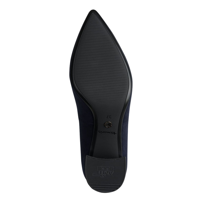 Womens Tamaris 22413 Block Heels - Navy
