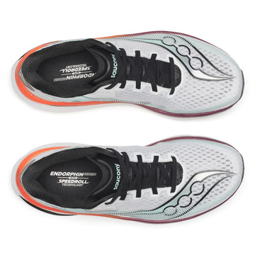 Mens Saucony S21070 White Crimson Endorphin Azura Trainers - White Crimson