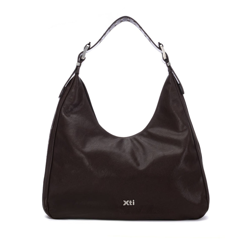 Womens Xti 184671 Brown Shoulder Bag - Brown