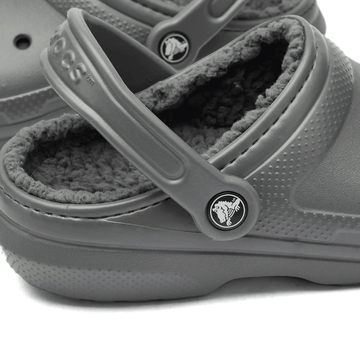 Mens Crocs Classic Lined Crocs - Slate Grey Smoke