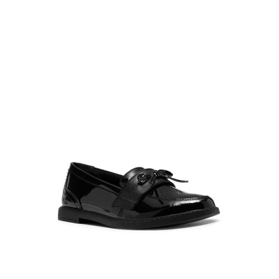 Girls Clarks Scala Lane Youth Black Patent School Shoes - Black Patent