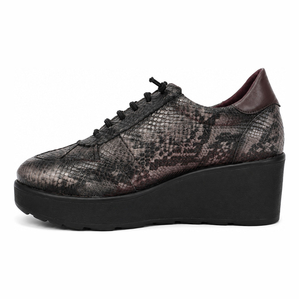 Womens Jose Saenz 6431 Wedge Taupe Trainers