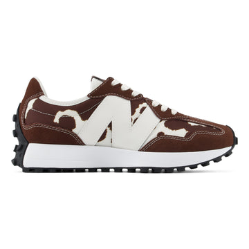 Womens New Balance 327 Trainers - Pumpernickel with Seasalt