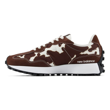 Womens New Balance 327 Trainers - Pumpernickel with Seasalt