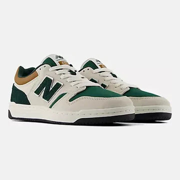 Mens New Balance 480P Linen with Nordic Green Trainers - Linen with Nordic Green