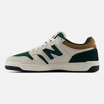 Mens New Balance 480P Linen with Nordic Green Trainers - Linen with Nordic Green