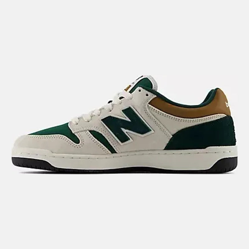 Mens New Balance 480P Linen with Nordic Green Trainers - Linen with Nordic Green