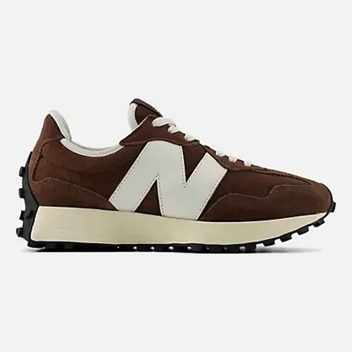 Womens New Balance 327 Laced Pumpernickel with Linen Trainers