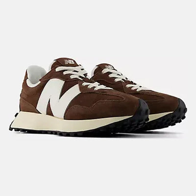 Womens New Balance 327 Laced Pumpernickel with Linen Trainers - Pumpernickel with Linen