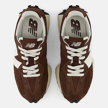 Womens New Balance 327 Laced Pumpernickel with Linen Trainers - Pumpernickel with Linen
