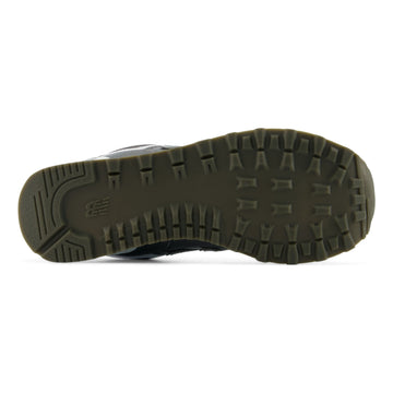 Womens New Balance 574 Laced Castlerock with White Trainers - Castlerock with White