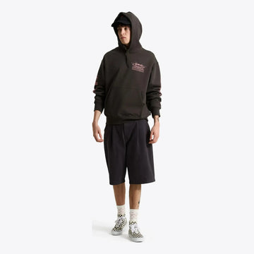 Mens Vans Hotline Radio Faded Black Hoodie - Faded Black